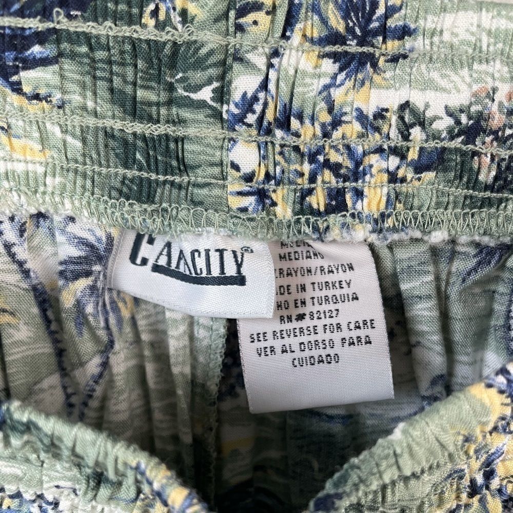 Capacity Palm Tree Shirt & Matching Shorts EUC - Picture 11 of 11